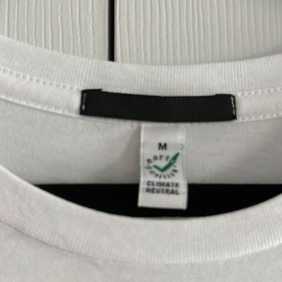 Black Score Addior - Adidas & Dior Collab White T-Shirt - Picture 4 of 5